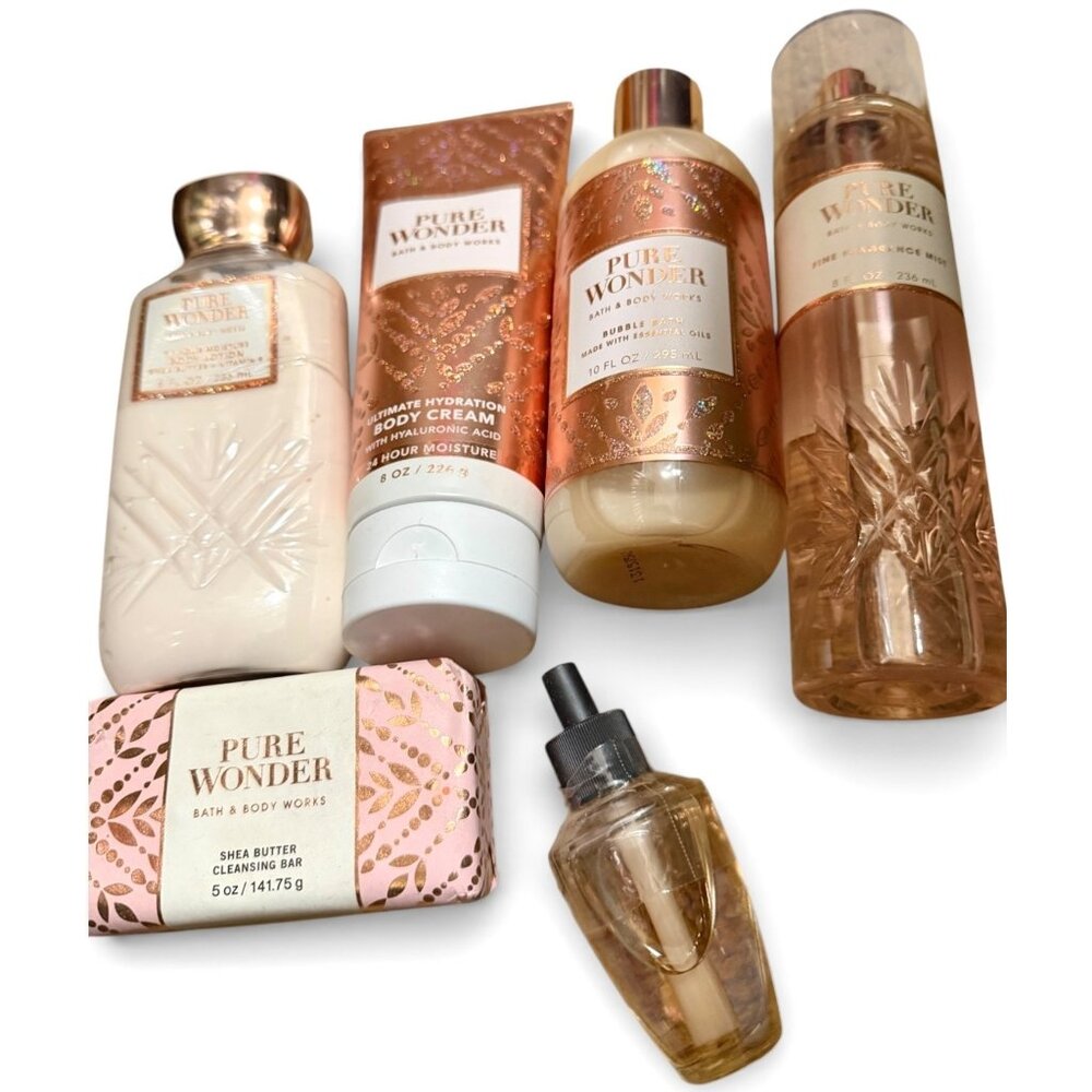 Pure Wonder‎ Bath & Body Works 6 Piece Set NEW